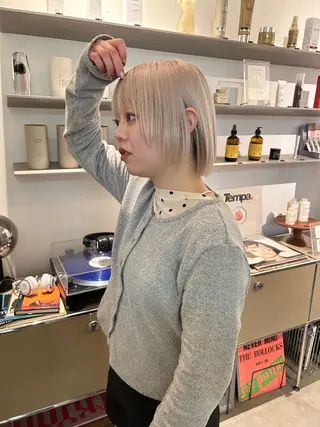 カラー Ravo所属・キラ/ハイトーン/ 福岡美容室のヘアスタイル