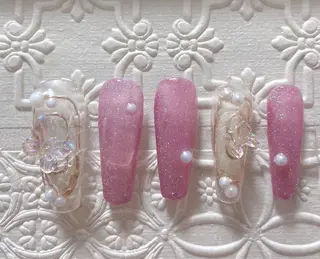 ネイル M🌷nail 長さだし専門店のネイルデザイン