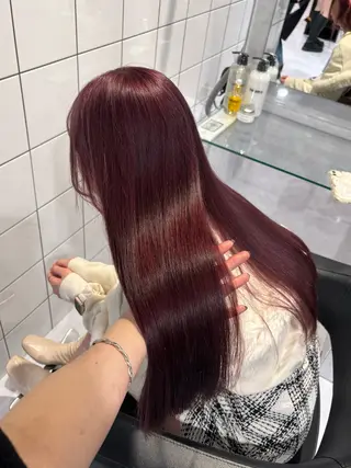 ロング カラー 表参道♡暗髪^ྀི 艶カラー♡アユミのヘアスタイル