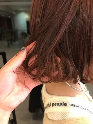 ショート カラー ボブ/ミニボブ/ 立河今日子のヘアスタイル