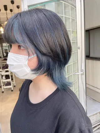 ミディアム カラー arrow🖤 もえみのヘアスタイル