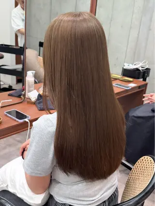 ロング カラー ヘアアレンジ 立川レイヤー 透明感カラーaoiのヘアスタイル