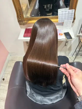ロング カラー 髪質改善 /美髪矯正🫧ゆたかのヘアスタイル