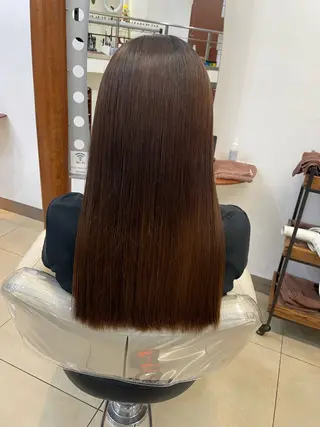 ロング 🎈艶カラー🎈 パーマ🎈又吉のヘアスタイル