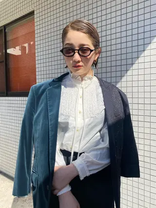 ショート カラー chiharu ボブ/レイヤーのヘアスタイル