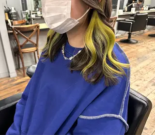 ミディアム 池袋ハイトーン/ ブリーチ/増田 雄太のヘアスタイル