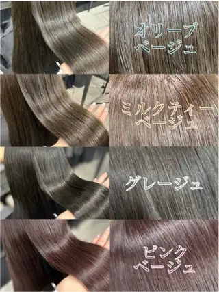 ロング 女性らしいモテヘア 韓国ヘアhikariのヘアスタイル