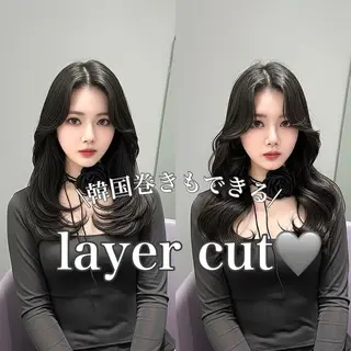 ロング カラー 韓国ヘア/髪質改善 TAKAHIROのヘアスタイル