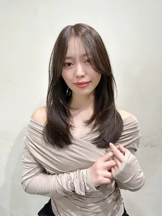 ロング レイヤーカット/ ブリーチカラー/雅人のヘアスタイル