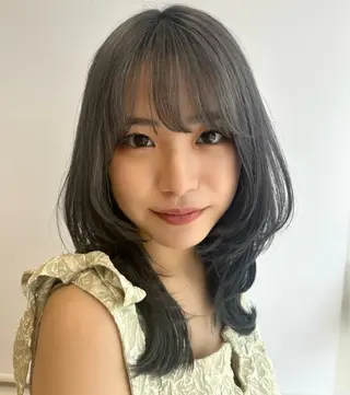 ロング カラー 透明感カラー/ くびれヘア/ユウユのヘアスタイル