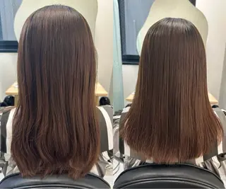 セミロング TELAHAIR岡野 春奈のヘアスタイル