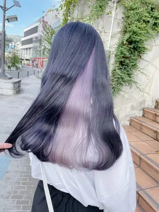 セミロング カラー ヘアアレンジ 似合わせヘア💎 Ÿutóのヘアスタイル