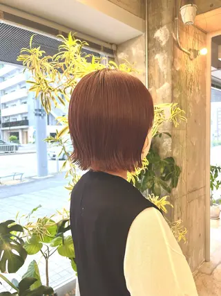 ミディアム カラー BUSH所属・BUSH なかじませりなのヘアスタイル