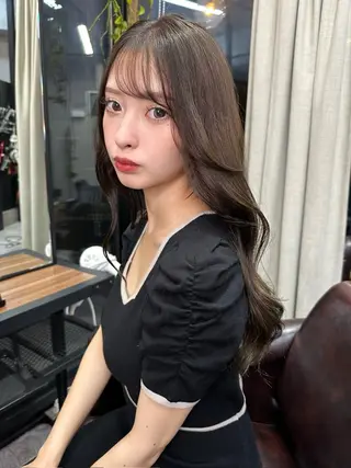 ロング 韓国/ワンホンヘア 髪質改善/MaCoのヘアスタイル