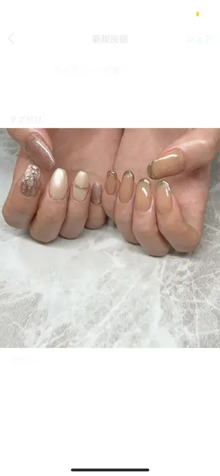 ネイル essence所属・pétit maakoのネイルデザイン