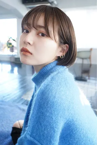 ショート ダメージレス◎東区/ 艶カラー💫/斉藤拓のヘアスタイル