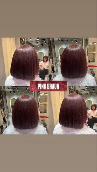 カラー ANFINI所属・さくら/ カラー/縮毛矯正のヘアスタイル