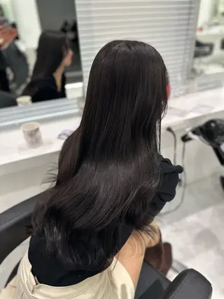 ロング カラー 赤み消し透明感🩶 銀座Ryota🩶のヘアスタイル