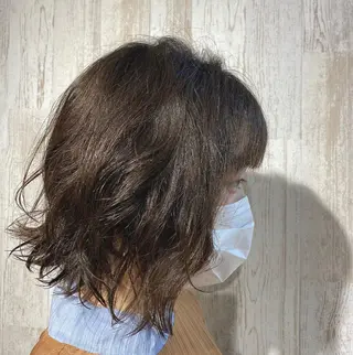 ショート パーマ 大場 優のヘアスタイル