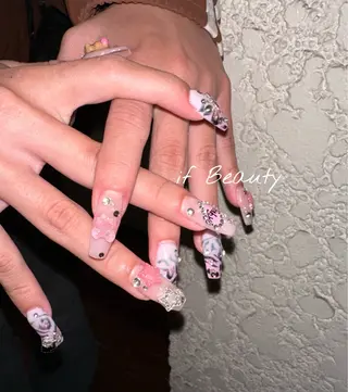 ネイル if Hair＆Nail Salon所属・IKA /海外ネイル /個性派/ワンホンのネイルデザイン