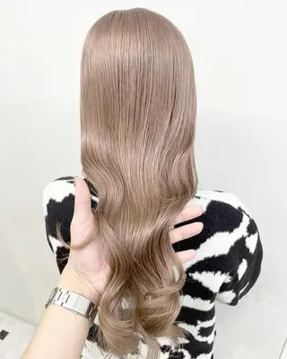 ロング カラー 🤍ベージュ×艶髪 🤍Ryuta🤍のヘアスタイル