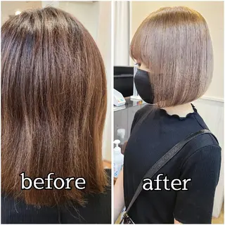 ショート カラー 【ネウィ天王寺 】seiyaのヘアスタイル