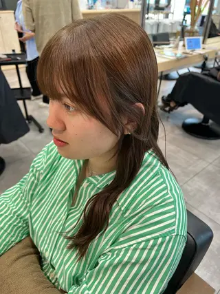 ロング カラー 🌞レイヤー×カラー 前川那津美🌞のヘアスタイル