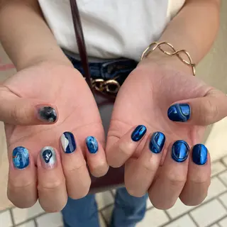 ネイル ゆびノさき茨木店 ニュアンス/アートのネイルデザイン