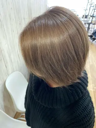 ミディアム カラー ヘアアレンジ ネイル マツエク・マツパ reverie【レヴリー】所属・夜23時まで予約🉑 reverieあきらのヘアスタイル