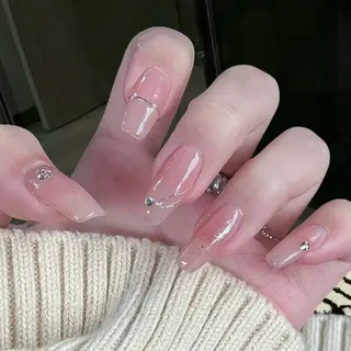 ネイル By moonネイル 🌷ワンホン/韓国風のネイルデザイン