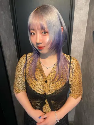 ロング カラー 最高の髪質改善🩵 艶カラー 惠美のヘアスタイル