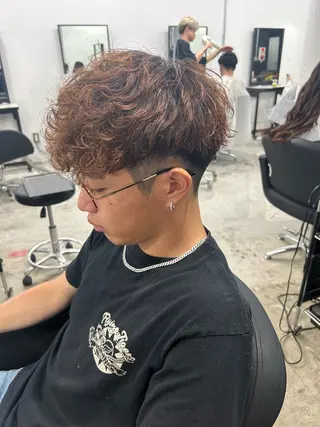 ショート パーマ メンズ Pia hair design yakuin所属・【pia】 syuuのヘアスタイル