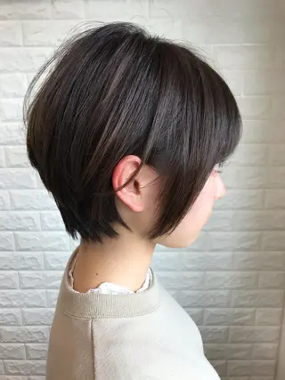 ショート 縮毛矯正/ 髪質改善 /ショート　圍　崇行のヘアスタイル