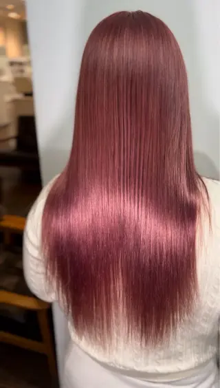 カラー 梅田 ダブルカラー 大畑 蒼空のヘアスタイル