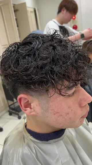 パーマ メンズ 齊藤輝/ メンズパーマ/大宮のヘアスタイル