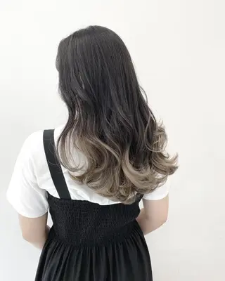 セミロング パーマ カラー 公式 Ease by amble luxeのヘアスタイル