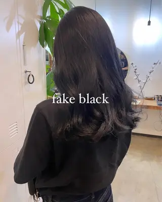 セミロング カラー 【完全個室】髪質改善 暖色カラー/山崎唯奈のヘアスタイル