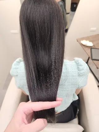 ロング ナガシマ ケイスケのヘアスタイル