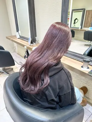 ロング カラー パーマ×レイヤー| カラー カホ🪩🤍のヘアスタイル