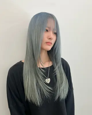 ロング カラー レイヤー/透明感 カラー🌿KANTAのヘアスタイル