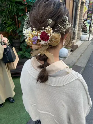 ミディアム カラー MARU レイヤー/パーマのヘアスタイル