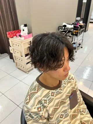 パーマ メンズ パーマ特化美容師 茂木広幸のヘアスタイル