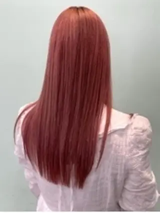 ロング カラー 前田 桃花のヘアスタイル