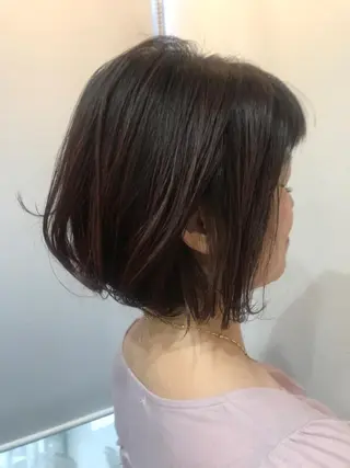 ミディアム カラー 柴田 祐輔のヘアスタイル