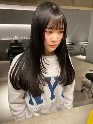 ロング 大石 明葉のヘアスタイル