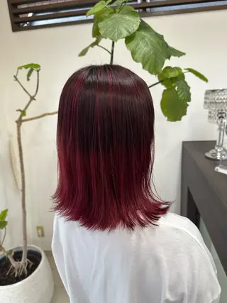 カラー ブリーチカラー /メンズパーマ/陸のヘアスタイル