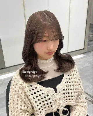 セミロング カラー ParveMix ♡白神みやびのヘアスタイル