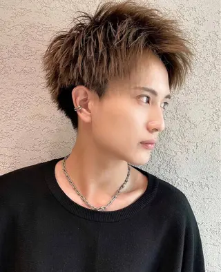 ショート カラー yuto 金山/透明感カラーのヘアスタイル
