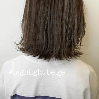 ミディアム カラー 萌花　moeka /韓国/レイヤーのヘアスタイル
