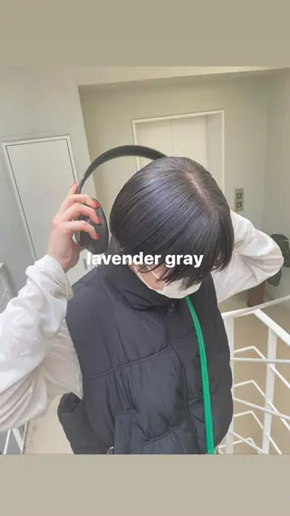 カラー miko🪽地毛風/ ハイトーン/レイヤーのヘアスタイル